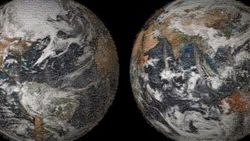 NASA Dünya Günü'nü onbinlerce fotoğrafla kutladı İZLE