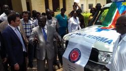 TİKA'dan Güney Sudan'a ambulans yardımı
