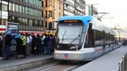 Kabataş- Bağcılar tramvayı raydan çıktı