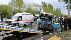 Ankara'da trafik kazası: 16 yaralı