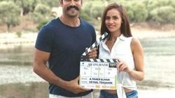 Burak Özçivit ve Fahriye Evcen'den ilk gün hatırası