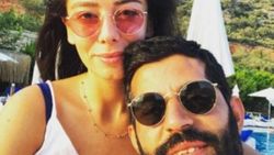Merve Sevi balayına gitti