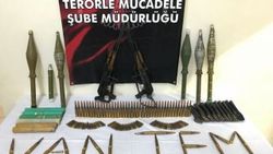 Van’da PKK'ya ait mühimmat ele geçirildi