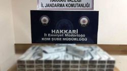 Hakkari'de 1147 paket kaçak sigara ele geçirildi