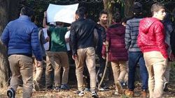 Bursa'da protestocular uyuşturucu bağımlılarını kovaladı