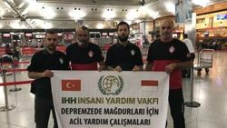 İHH Acil Yardım Ekibi Endonezya yolunda