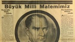 11 Kasım 1938’in gazete manşetleri