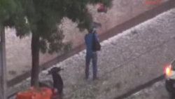 Dolu yağışı Gaziantep'i beyaza bürüdü