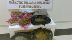 Gaziantep'te 30 kilodan fazla esrar ele geçirildi