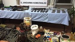 İzmir'de PKK'ya ait depo ve sığınaklar bulundu