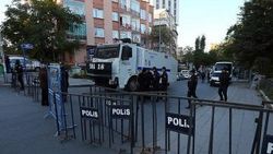 HDP Genel Merkezi önünde güvenlik önlemleri artırıldı