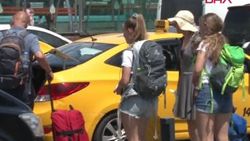 İstanbul'da turistlerin taksi isyanı