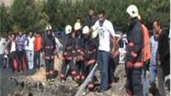 Ümraniye'deki İSKİ çalışmasında göçük
