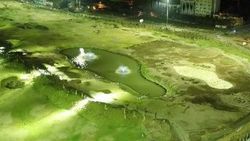 Deniz doldurularak yapılan golf sahasında sona yaklaşıldı
