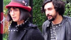 Tuba Büyüküstün ve sevgilisi yine çok gergin