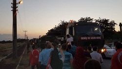 Askeri tanklar Şereflikoçhisar'a ulaştı