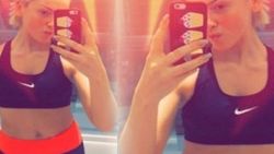 Hadise'den 'fitim' pozu