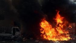 Halep'te sivillere bombalı saldırı