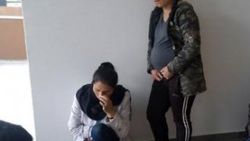 Hamile kadının iç çamaşırında kapı açma malzemesi çıktı