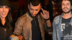 Hande Yener oğlunun doğum gününe sevgilisiyle geldi