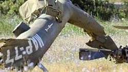Makedonya'da polis helikopteri düştü