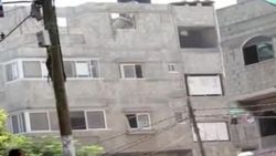 İsrail'in binayı havaya uçurduğu an İZLE