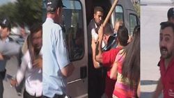 Kaza yapan kadının cüzdanını çalmak isteyen hırsıza dayak İZLE