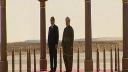 Fransa Cumhurbaşkanı Hollande Erbil'de