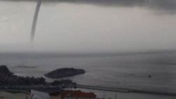 Amasra'da çıkan hortum panik yarattı İZLE