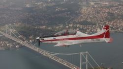Hürkuş İstanbul'da ilk uçuşunu yaptı