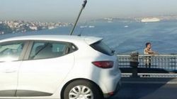 Boğaziçi Köprüsü'nde intihar girişimi