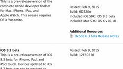 Apple iOS 8.3'ün betasını yayınladı