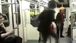 İran'da bir kadın metroda çılgınca dans etti İZLE