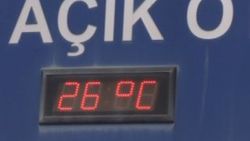 İstanbul'da termometreler 26 dereceyi gösterdi