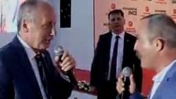 İnce, sahneden fırlatılan işçiyi mitinge çıkardı