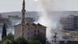 IŞİD sınır kapısına havan toplarıyla saldırıyor