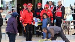 Isparta Şehir Hastanesi'nde deprem tatbikatı