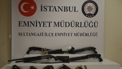 Sultangazi’de çuvaldan cephane çıktı