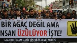 İstanbul'da binlerce kişi Mısır'daki idamlara dur dedi