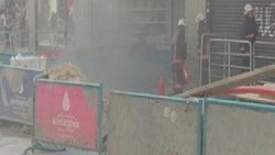 İstiklal Caddesi'ndeki yeraltı kablolarında yangın
