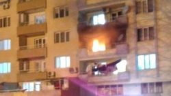 İzmir’de 5 katlı binada yangın