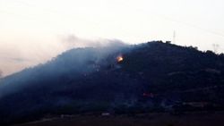 İzmir'de makilik alanda yangın