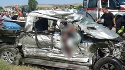 Tekirdağ'da yakıt tankeri ile pikap çarpıştı: 3 ölü