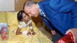 Erdoğan'dan Gaziantep'te hasta ziyareti