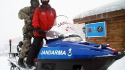 Jandarma Uludağ'da görevde