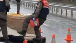 Jandarma ceset üzerinde hareket çekti