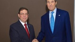 John Kerry ile Kübalı mevkidaşı arasında üst düzey görüşme