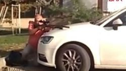 Antalya'da bir adam dürbünlü tüfekle kuş avladı
