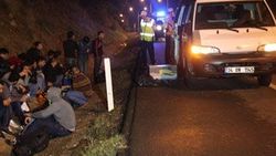 Tekirdağ'da kaçak göçmen operasyonu