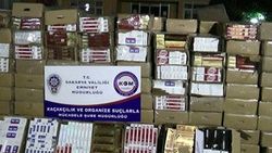 Sakarya'da kaçak sigara operasyonu